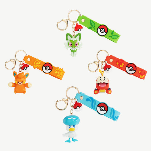 NEW! Pokémon Adventure Carry Vol.2: Keychain Series - Sprigatito / Fuecoco / Quaxly / Pawmi