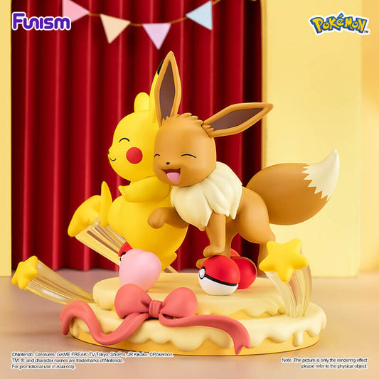 Pokémon  Eevee and Pikachu Party - Prime Figure
