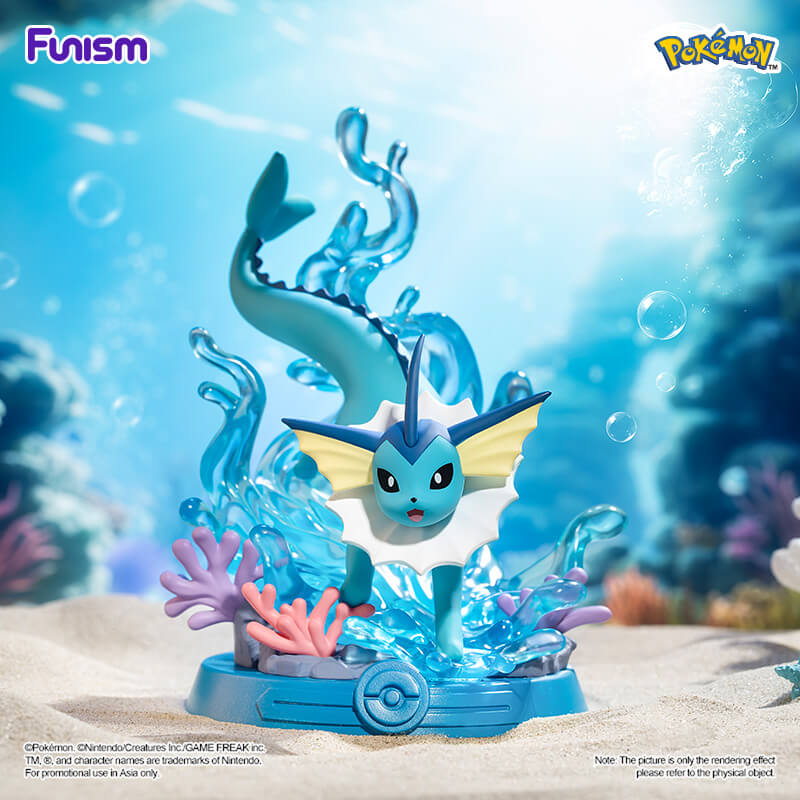 Pokémon Vaporeon Adventure! Eevee Series Figures (Funism) Pokémon Vaporeon Adventure! Eevee Series Figures (Funism)
