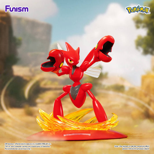 Pokemon Twinkmont Series Figure - Scizor & Scyther