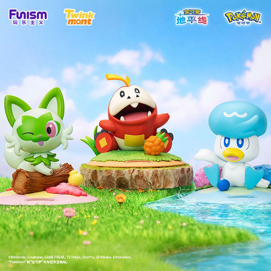 NEW! Pokémon Twinkmont Series Figure - Sprigatito / Quaxly / Fuecoco