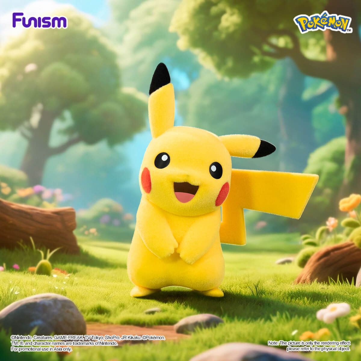 Pokemon Flocking Series 1 Pikachu