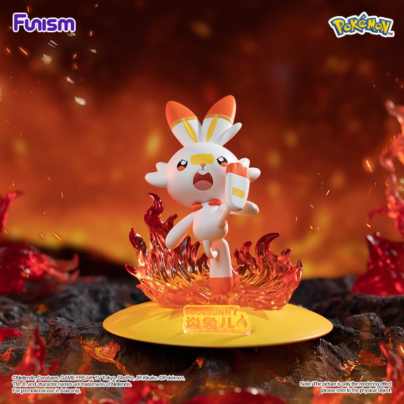 Pokémon Scorbunny Twinkmont Figure (Funism) Pokémon Scorbunny Twinkmont Figure (Funism)