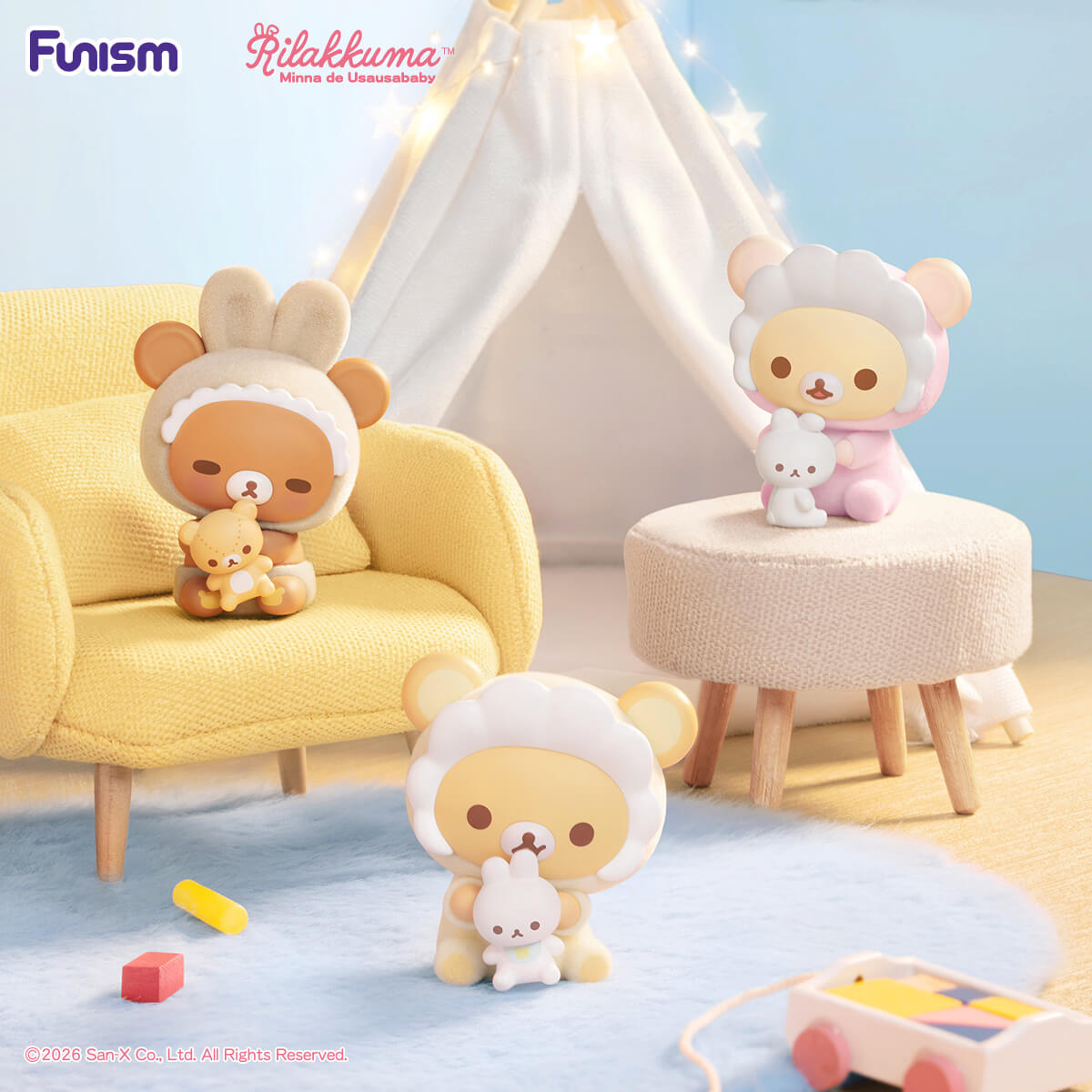 NEW! Rilakkuma Nuonuo Baby Series Cubby Face Blind Box – Funismglobal